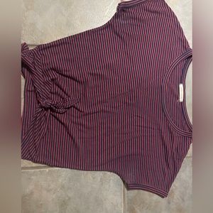 caution to the wind tie up shirt, worn twice